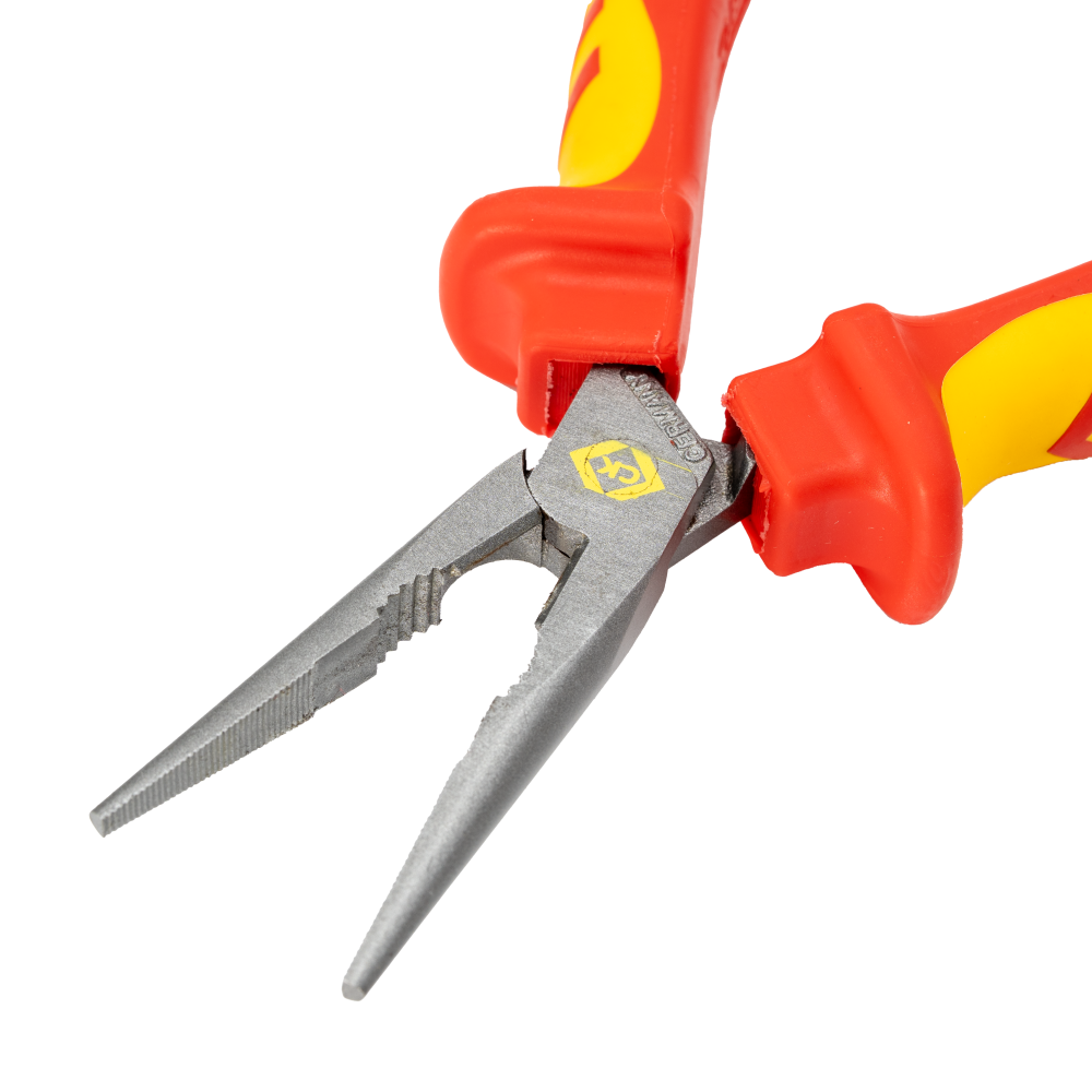 CK T39076A 170 RedLine VDE Snipe Nose Plier 170mm Straight