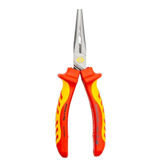 CK T39076A 170 RedLine VDE Snipe Nose Plier 170mm Straight